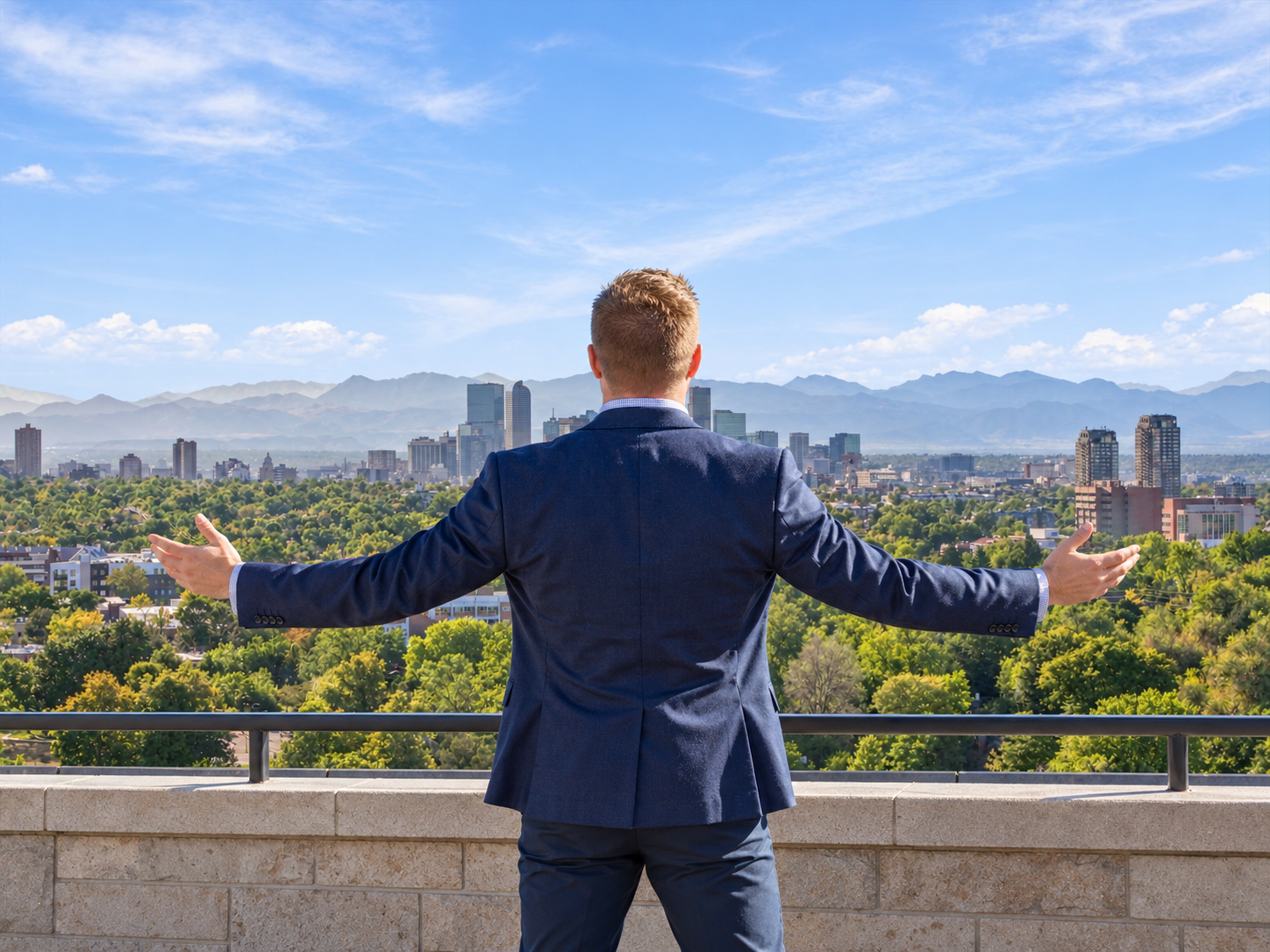Dane’s Denver skyline brand imagery